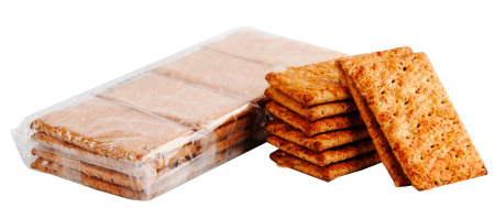 Печиво затяжне з начинкою "Смуглянка" з  висівками та родзинками 4*4